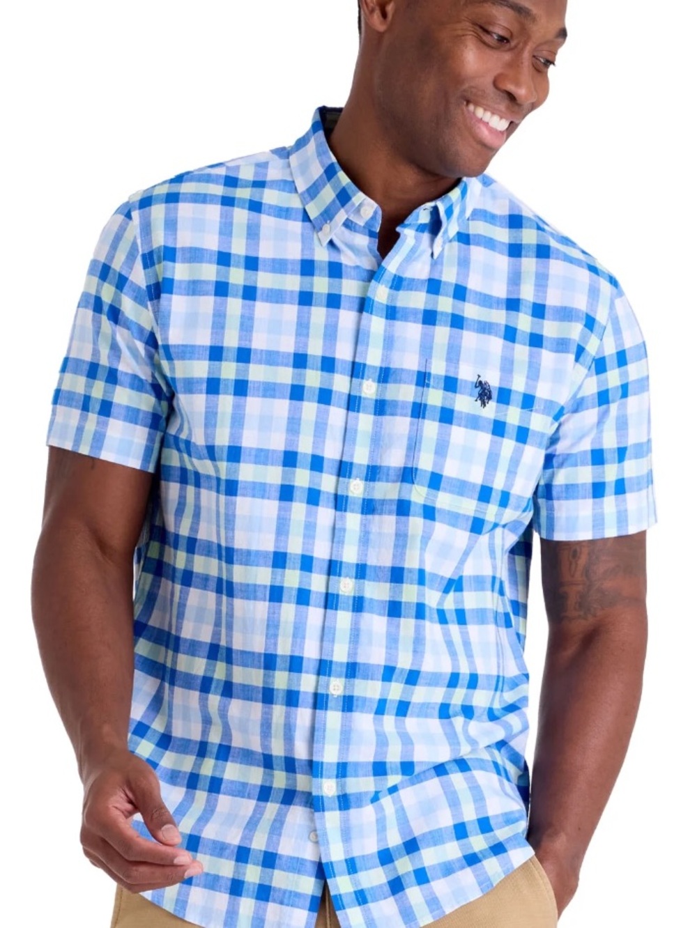 U.S. Polo Assn. Men's Short Sleeve Buttondown Shirts